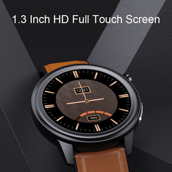 LOANIY E80 1.3 Inch Heart Rate Detection Smart Watch, Color: Black Steel