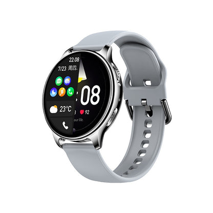 Wearkey Y22 1.32 Inch Bluetooth Calling Smart Watch with Rotary Button(Silver Gray) - free shipping - PMC Jewellery - Order now!
