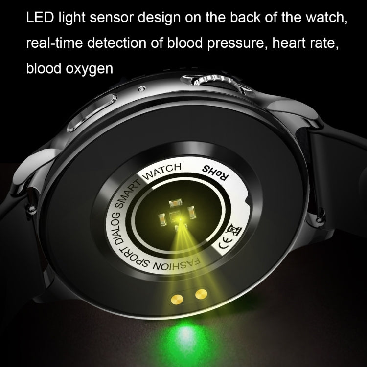 Wearkey Y22 1.32 Inch Bluetooth Calling Smart Watch with Rotary Button(Black)