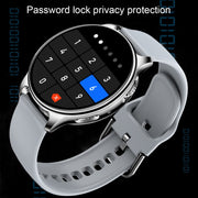 Wearkey Y22 1.32 Inch Bluetooth Calling Smart Watch with Rotary Button(Black)
