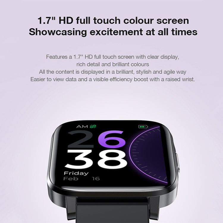 LOANIY F60 1.7 Inch Body Temperature Detection Smart Watch(Black) - free shipping - PMC TechLife - Order now!