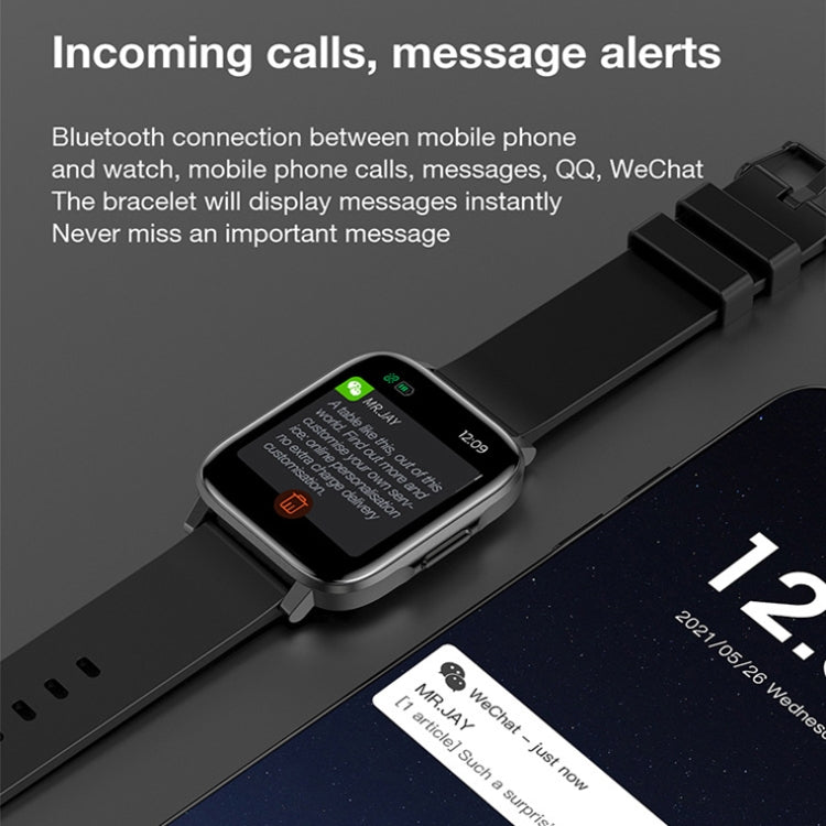 LOANIY F60 1.7 Inch Body Temperature Detection Smart Watch(Grey) - free shipping - PMC TechLife - Order now!