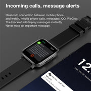 LOANIY F60 1.7 Inch Body Temperature Detection Smart Watch(Red)