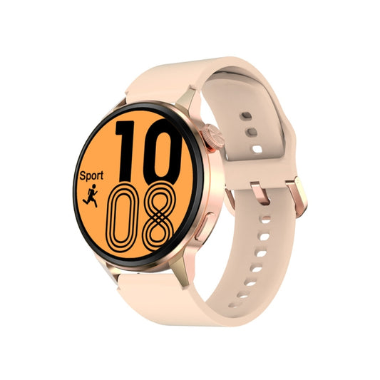 Wearkey DT4+ 1.36 Inch HD Screen Smart Call watch with NFC Function, Color: Gold Silicone - free shipping - PMC Jewellery - Order now!