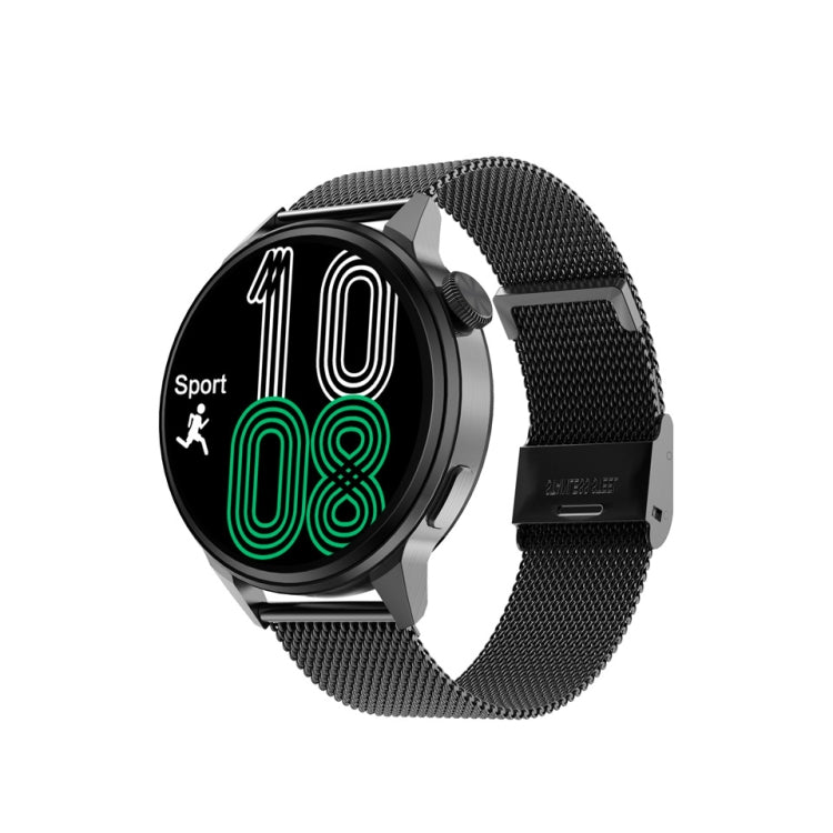 Wearkey DT4+ 1.36 Inch HD Screen Smart Call watch with NFC Function, Color: Black Steel - free shipping - PMC Jewellery - Order now!