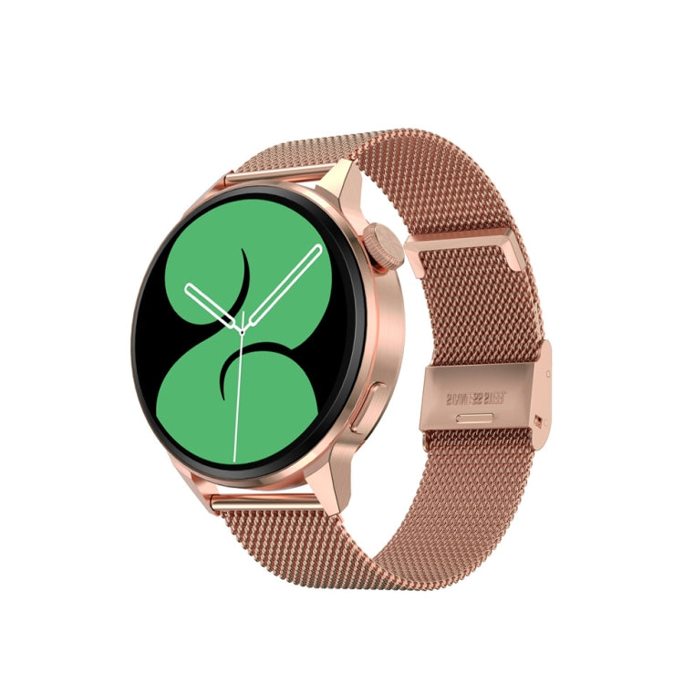 Wearkey DT4+ 1.36 Inch HD Screen Smart Call watch with NFC Function, Color: Gold Steel - free shipping - PMC Jewellery - Order now!