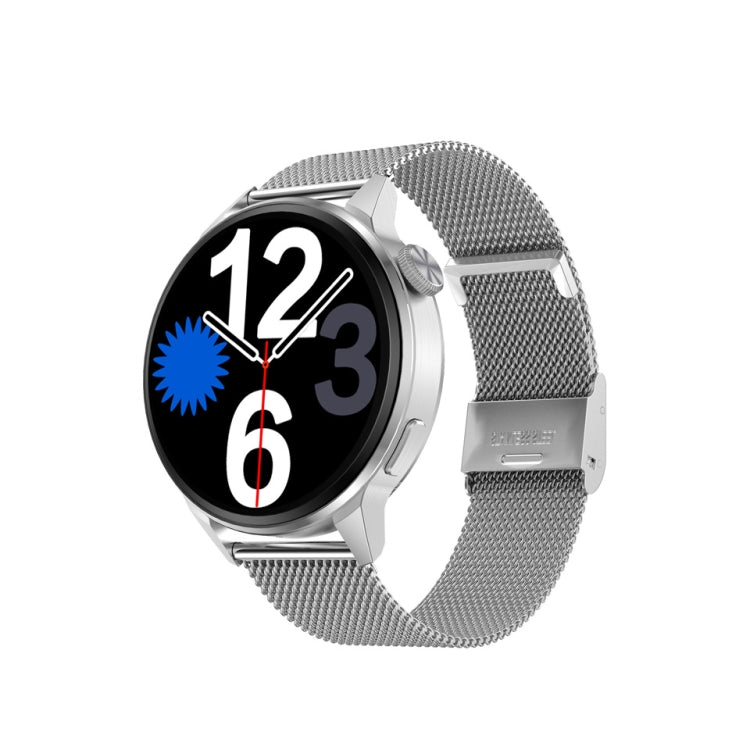 Wearkey DT4+ 1.36 Inch HD Screen Smart Call watch with NFC Function, Color: Silver Steel - free shipping - PMC Jewellery - Order now!