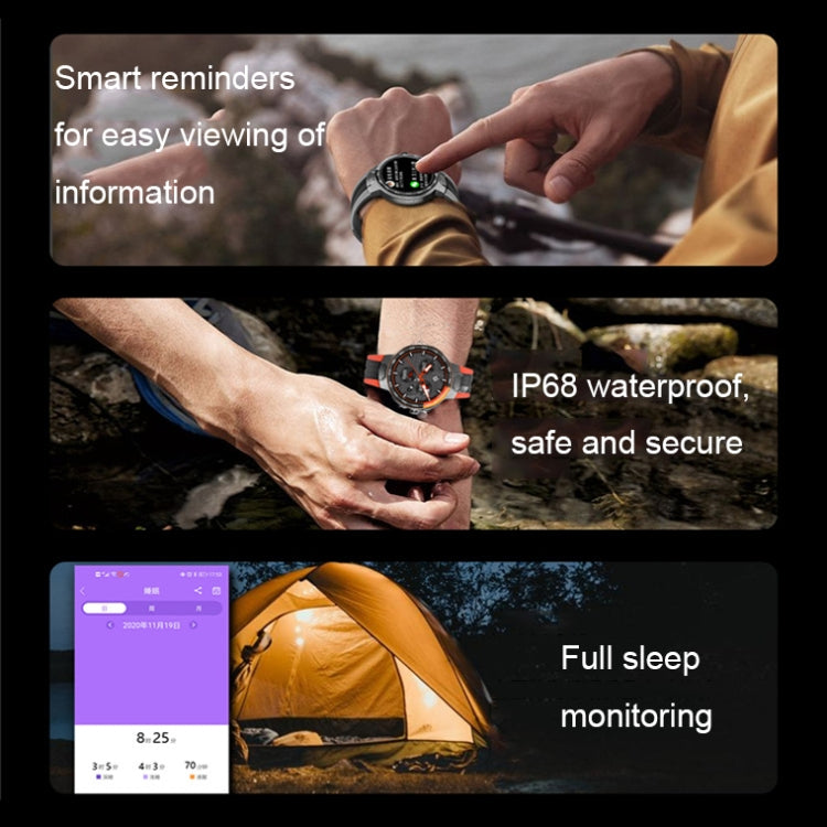 Wearkey E15 1.28 Inch Smart Heart Rate Monitoring Touch Screen Watch(Silver Gray) - free shipping - PMC Jewellery - Order now!