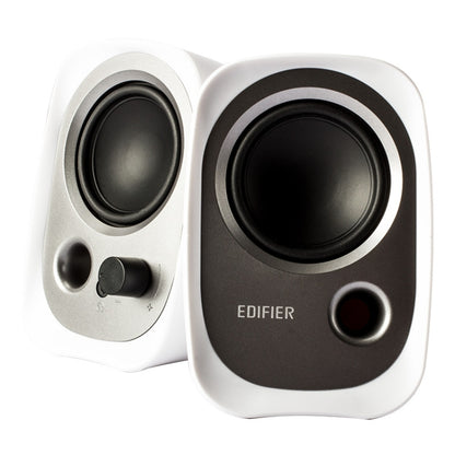 2 PCS Edifier R12U Subwoofer Mobile Phone Mini Desktop Computer USB Audio(White) - free shipping - PMC Jewellery - Order now!