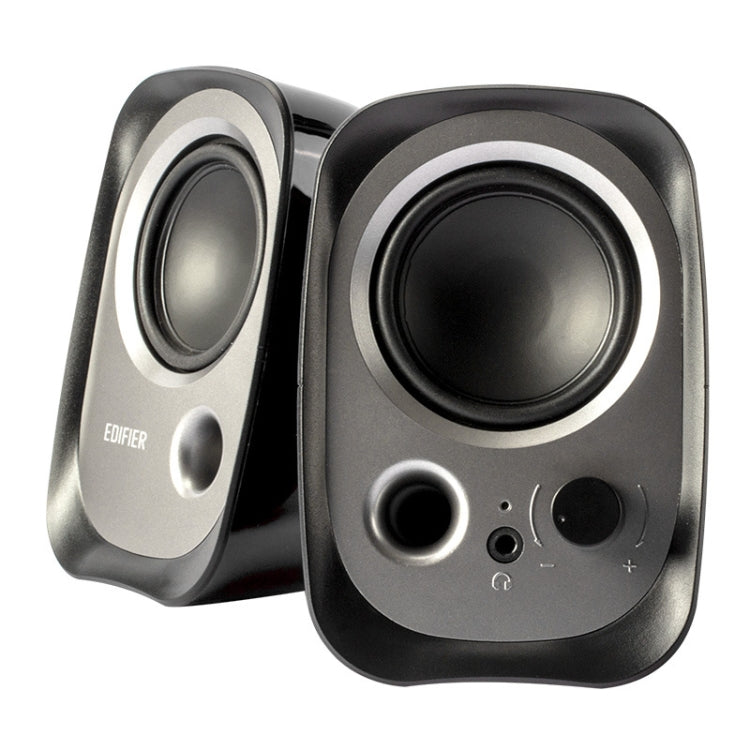 2 PCS Edifier R12U Subwoofer Mobile Phone Mini Desktop Computer USB Audio(Black) - free shipping - PMC TechLife - Order now!