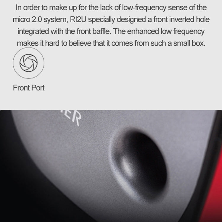 2 PCS Edifier R12U Subwoofer Mobile Phone Mini Desktop Computer USB Audio(Black) - free shipping - PMC TechLife - Order now!