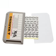 Car Sun Visor Card Holder Pass Fuel Card Holder Parking Number Card(Gray Bagged)