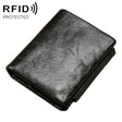 TP-191 RFID Multifunctional Tri-Fold Retro Men Genuine Leather Wallet(Black) - free shipping - PMC TechLife - Order now!