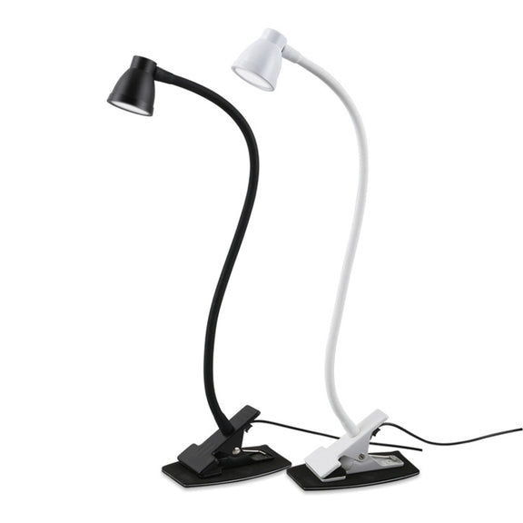 668A001 USB 360 Degree Bend Hose Desk Lamp, Spec: Black Two-speed Dimming