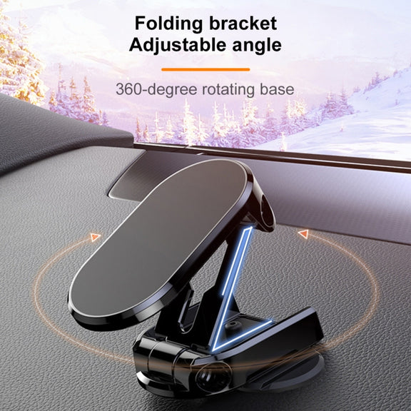 Vehicle Bracket Magnetic Navigation Bracket(Folding Black)