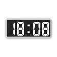 LED Bedside Alarm Clock Battery Plug-In Dual-Purpose Clock(White) - Alarm Clocks by PMC TechLife | Online Shopping South Africa | PMC TechLife