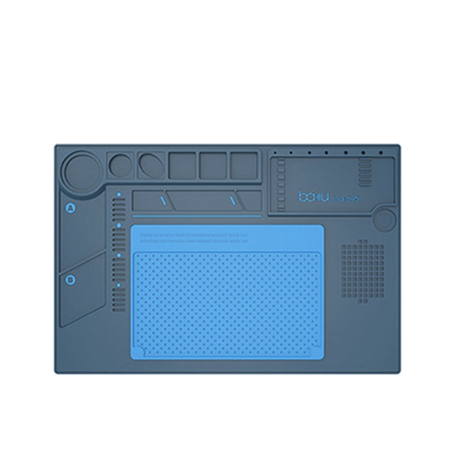 BAKU BA-695  2 in 1 TPR+Silicone Computer Phone Repair Desk Mat Heat Resistant Insulation Mat
