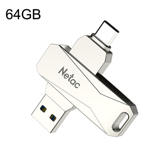 Netac U782C Type-C Dual Interface High-Speed Metal Computer USB Flash Drive, Capacity: 64GB - USB Flash Drives by Netac | Online Shopping South Africa | PMC Jewellery | Buy Now Pay Later Mobicred