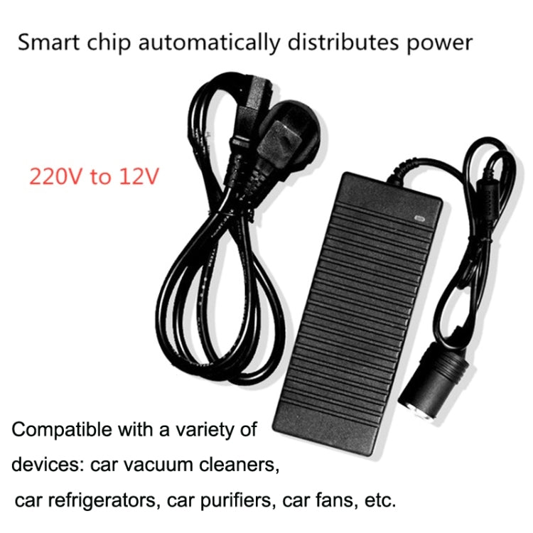 220V To 12V Power Converter 15A Car to Household Power Adapter, Plug Type: EU Plug