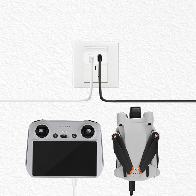 RCSTQ Drone 30W Dual Port Gallium Nitride Charger for DJI Mini 2/Mini 3 Pro - Other by RCSTQ | Online Shopping South Africa | PMC TechLife | Buy Now Pay Later Mobicred