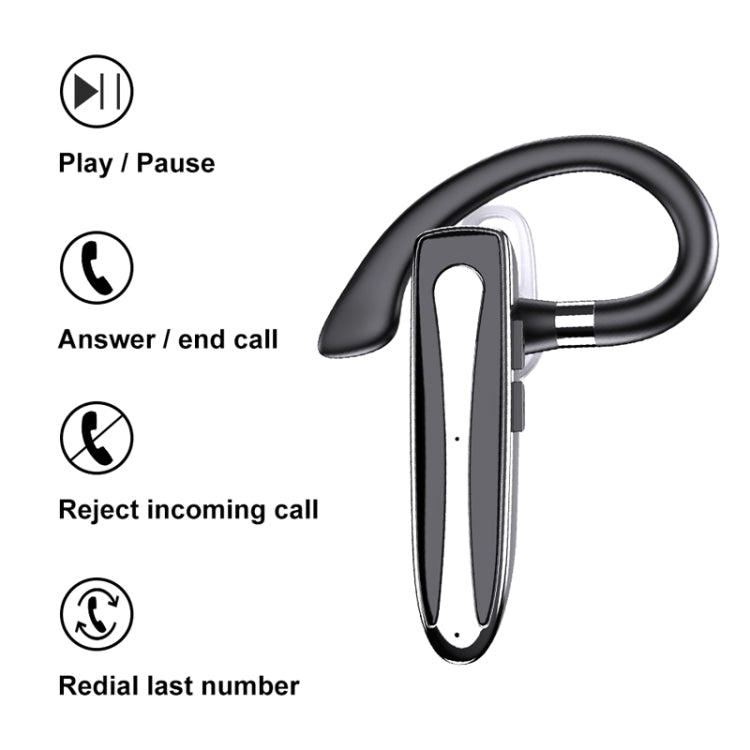 530 Business Model Hanging Ear Stereo Bluetooth Headset(Single Earphone) - Bluetooth Earphone by PMC TechLife | Online Shopping South Africa | PMC TechLife | Buy Now Pay Later Mobicred