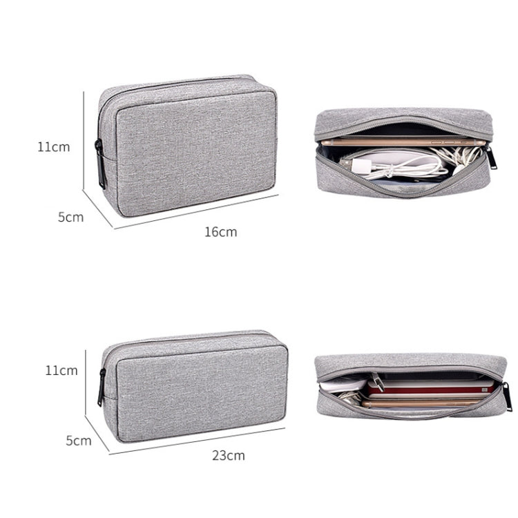 DY01 Digital Accessories Storage Bag, Spec: Large (Mysterious Black)