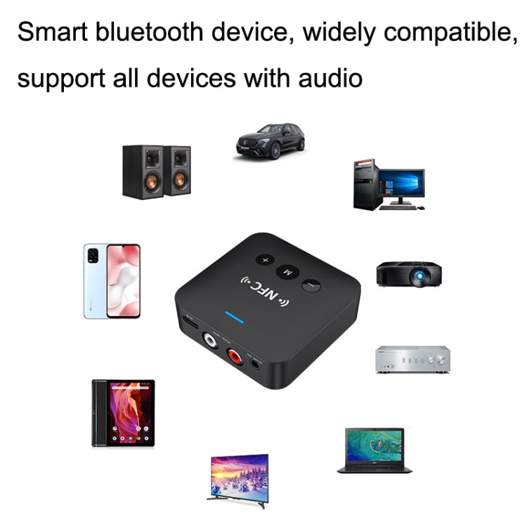 AFK-A10 NFC Bluetooth Receiver Transmitter AUX Car Speaker Receiver - Audio Receiver Transmitter by PMC TechLife | Online Shopping South Africa | PMC TechLife