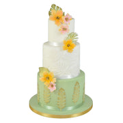 2 Sets 4 In 1 Tropical Leaf Fondant Cake Mold Cookie Mold
