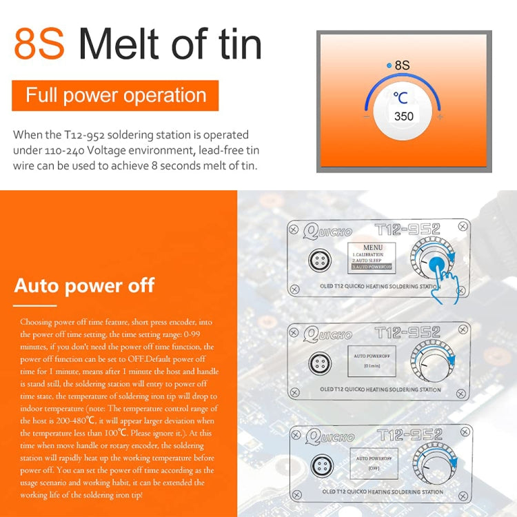 Quicko Electronic Repair Soldering Iron with Handle(EU Plug) - free shipping - PMC TechLife - Order now!