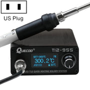 QUECOO 1.3-inch Screen Constant Temperature Soldering Iron, Set: US Plug (955+907)
