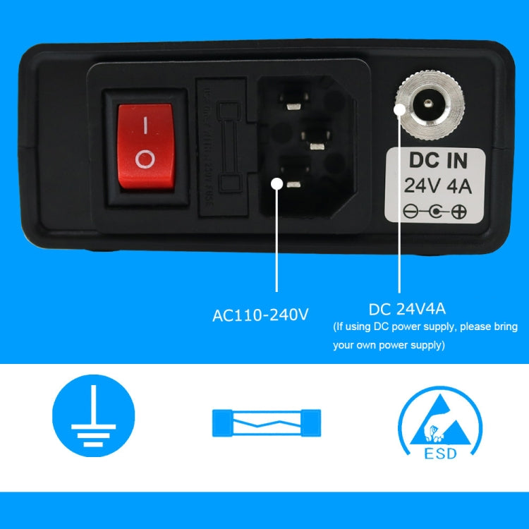 QUECOO 1.3 Inch Display Soldering Station with Handle, Set: EU Plug (Q19+P9) - free shipping - PMC Jewellery - Order now!