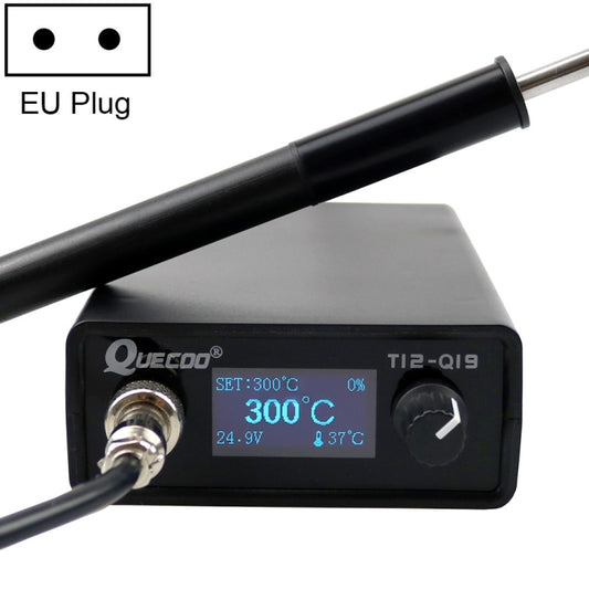 QUECOO 1.3 Inch Display Soldering Station with Handle, Set: EU Plug (Q19+M8) - free shipping - PMC Jewellery - Order now!