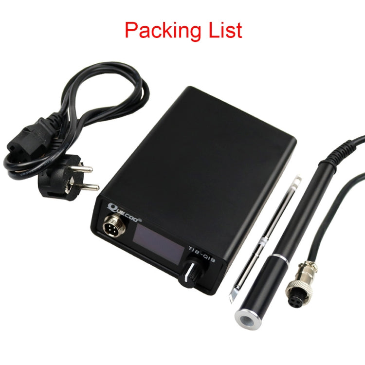 QUECOO 1.3 Inch Display Soldering Station with Handle, Set: EU Plug (Q19+907) - free shipping - PMC Jewellery - Order now!