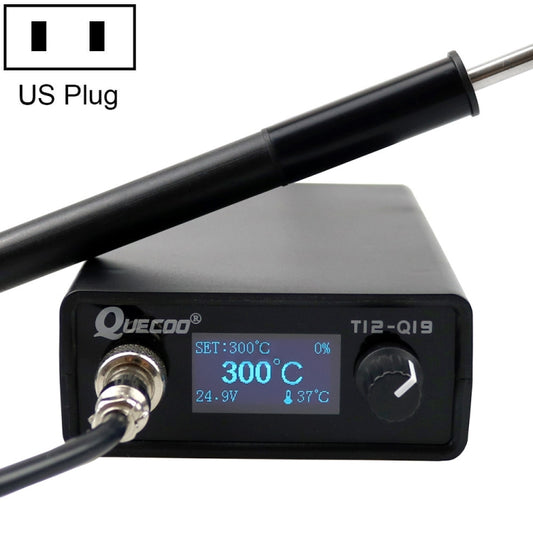 QUECOO 1.3 Inch Display Soldering Station with Handle, Set: US Plug (Q19+P9) - free shipping - PMC Jewellery - Order now!