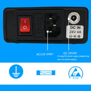 QUECOO 1.3 Inch Display Soldering Station with Handle, Set: US Plug (Q19+P9)