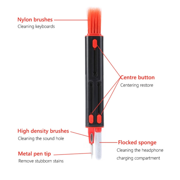 Bluetooth Headphones Earbuds Cleaning Pen(White Gray)