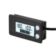 Waterproof LCD Two-wire Lead-acid Lithium Battery Digital Display Voltage Meter 8-72V (White) - free shipping - PMC TechLife - Order now!