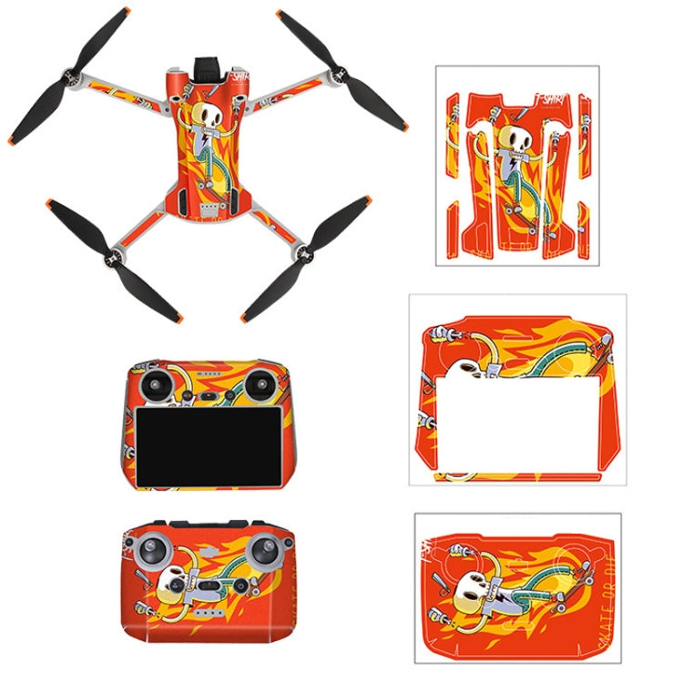 Sunnylife Drone+Remote Control Protective Sticker For DJI Mini 3 Pro RC Version( Skateboard) - Stickers by Sunnylife | Online Shopping South Africa | PMC TechLife | Buy Now Pay Later Mobicred