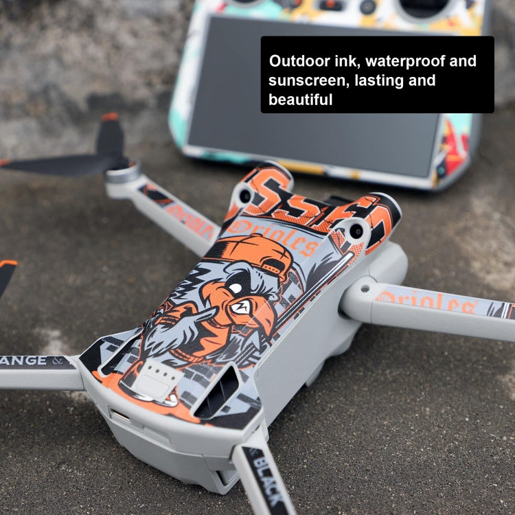 Sunnylife Drone+Remote Control Protective Sticker For DJI Mini 3 Pro RC Version( Skateboard)