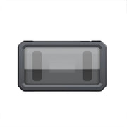 Retractable Rotating Bathroom Water-resistant Mobile Phone Box Wall Mount Mobile Phone Holder(Black)