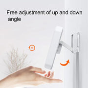 Retractable Rotating Bathroom Water-resistant Mobile Phone Box Wall Mount Mobile Phone Holder(Black)