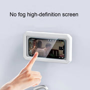 Retractable Rotating Bathroom Water-resistant Mobile Phone Box Wall Mount Mobile Phone Holder(Green)