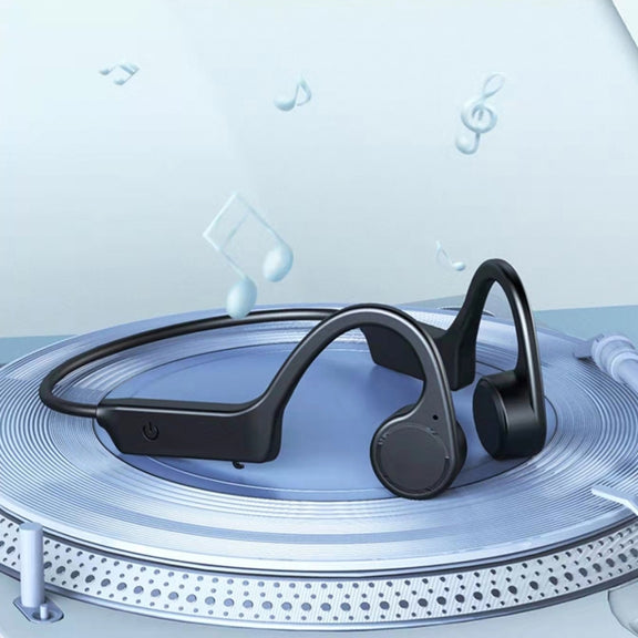 Sounder GCRT-X4 Stereo Music Bone Conduction Bluetooth Headset(Black)