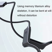 Sounder GCRT-X4 Stereo Music Bone Conduction Bluetooth Headset(Black)