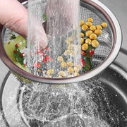 Anti-clogging Stainless Steel Filter For Kitchen Sink Sewer, Random Handle Style Delivery(Dense Net)