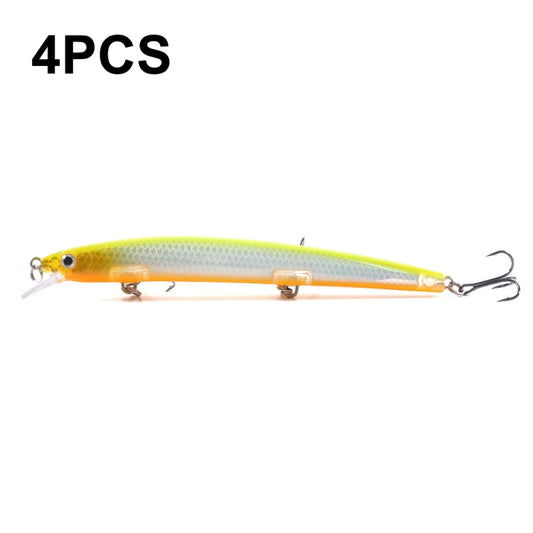 4 PCS HENGJIA MI130 13.5cm 15.5g Far Throwing Floating Water Laser Bait(2) - Fishing Lures by HENGJIA | Online Shopping South Africa | PMC Jewellery | Buy Now Pay Later Mobicred