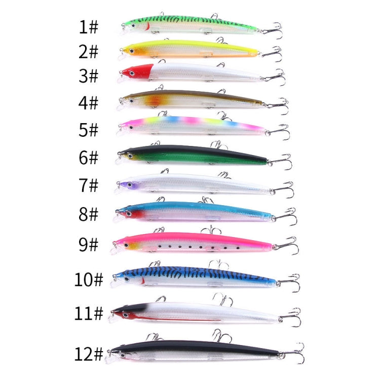 4 PCS HENGJIA MI130 13.5cm 15.5g Far Throwing Floating Water Laser Bait(2) - Fishing Lures by HENGJIA | Online Shopping South Africa | PMC TechLife | Buy Now Pay Later Mobicred