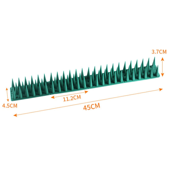 Plastic Bird Repellent Thorns Fence Anti-climb Nails(Black)