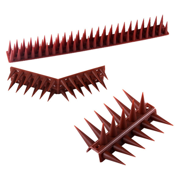 Plastic Bird Repellent Thorns Fence Anti-climb Nails(Black)