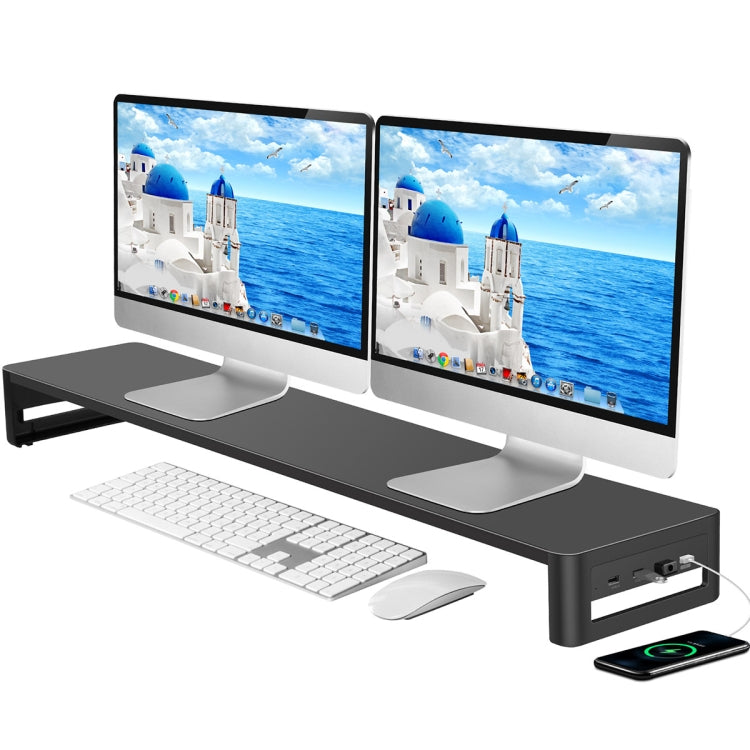 Vaydeer Multifunctional Desktop Widening Monitor Rack, Spec: Drawer Type (Wireless Charger) - free shipping - PMC TechLife - Order now!